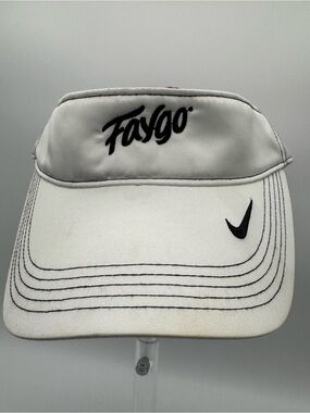 Vintage Faygo Soda Pop Embroidered Nike Golf Dri-FIT Visor Hat White Detroit MCM